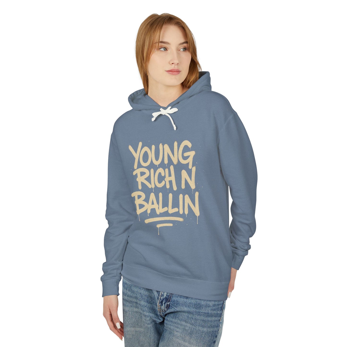 Young Rich N Ballin Hoodie | Streetwear Script Graphic