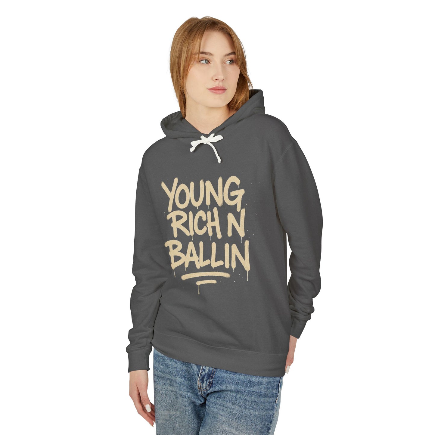 Young Rich N Ballin Hoodie | Streetwear Script Graphic