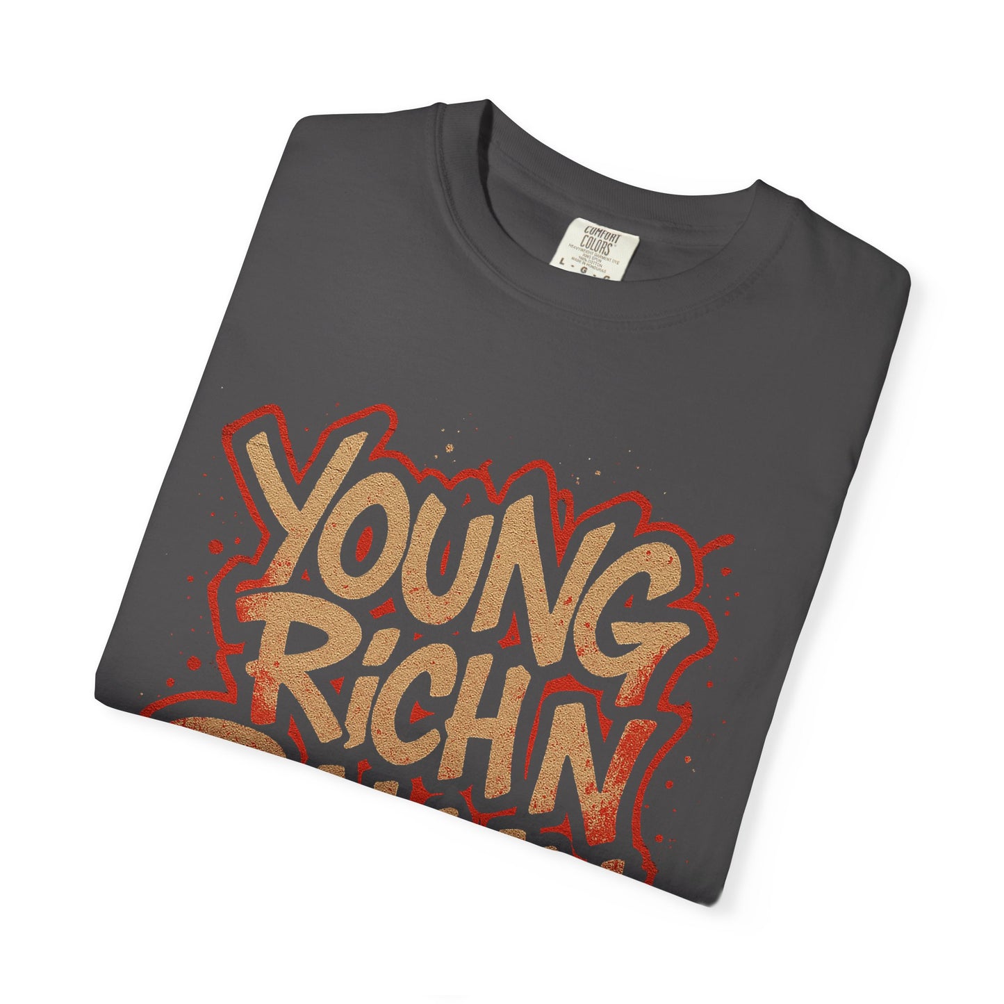 Young Richn Ballin graffiti T-shirt | Streetwear hip hop slogan tee
