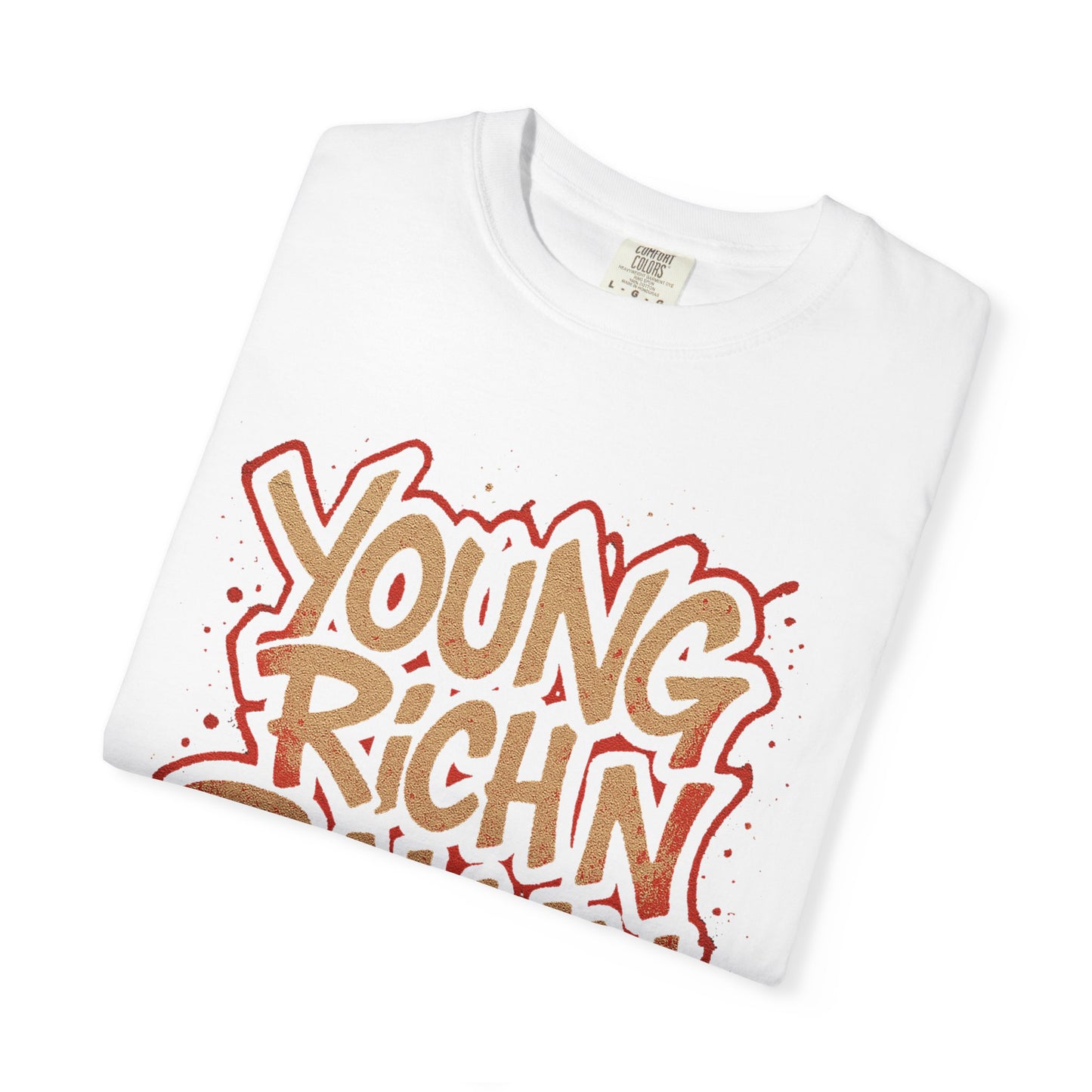 Young Richn Ballin graffiti T-shirt | Streetwear hip hop slogan tee