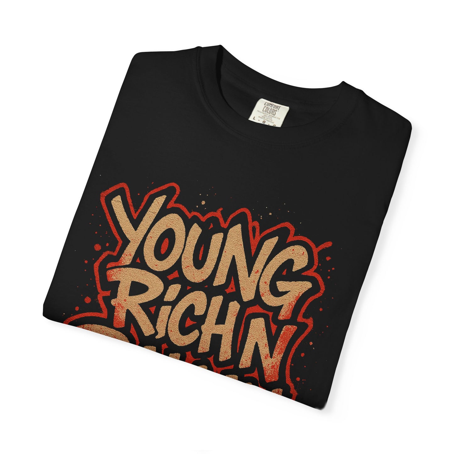 Young Richn Ballin graffiti T-shirt | Streetwear hip hop slogan tee